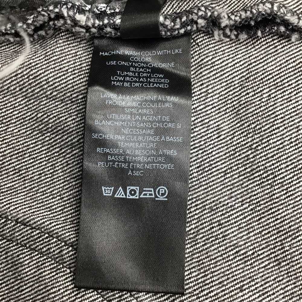 Free People Maverick Charcoal Asymmetrical Denim Skirt - Picture 8 of 9